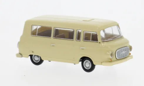 Barkas B 1000 Bus, beige, 1962, 1:87, Brekina