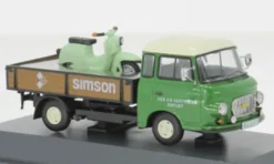 Barkas B1000, dunkelgrün/braun, 1:43, Schuco