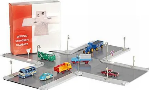 Bausatz Strassen-Bausatz, 1:87, Wiking