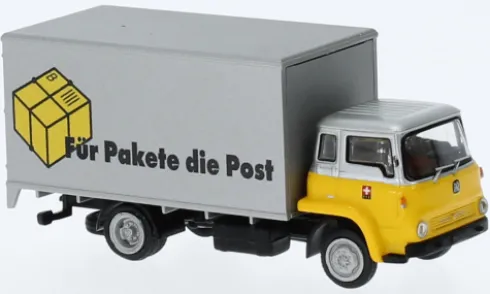 Bedford TK Koffer, 1971, PTT (CH), 1:87, Brekina