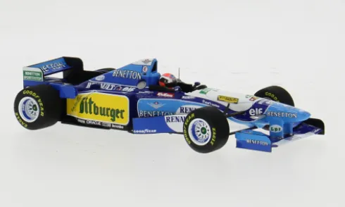 Benetton B195 Renault, Formel 1, GP Großbritannien, 1995, Mild Seven Benetton Renault, Bitburger, #2, J.Herbert, 1:43, Minichamps