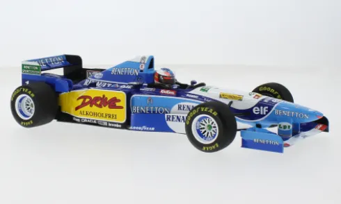 Benetton Renault B195, Formel 1, GP Frankreich, 1995, #1, M.Schumacher, 1:18, Minichamps