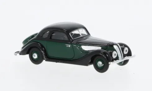 BMW 327 Coupe, schwarz/grün, 1938, 1:87, Busch