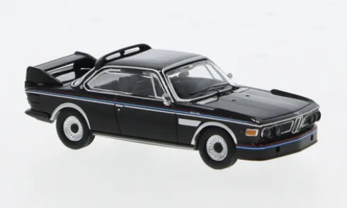 BMW 3.0 CSL, schwarz, 1973, 1:87, Minichamps