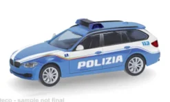 BMW 3er Touring, Polizia (IT), 1:87, Herpa