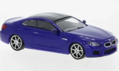BMW M6 Coupe, blau, 2015, 1:87, Minichamps