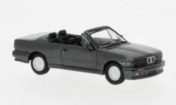BMW M3 (E30) Cabriolet, dunkelgrau, 1988, 1:87, Minichamps