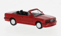 BMW M3 (E30) Cabriolet, rot, 1988, 1:87, Minichamps