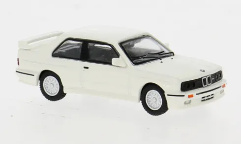 BMW M3 (E30), weiss, 1986, 1:87, Minichamps