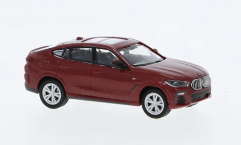 BMW X6, rot, 2020, 1:87, Minichamps