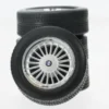 BMW Alpina Reifen- und Felgenset: M625 CSi, schwarz, 1:12, KK Scale
