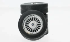 BMW Alpina Reifen- und Felgenset: M625 CSi, schwarz, 1:12, KK Scale