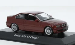 BMW 328 CI (E46), dunkelrot, 1999, 1:43, Maxichamps