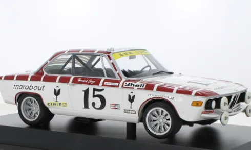 BMW 2800 CS, 24h Spa, 1972, Racing Team Marabout, #15, V.Gaye/W.Braillard, 1:18, Minichamps