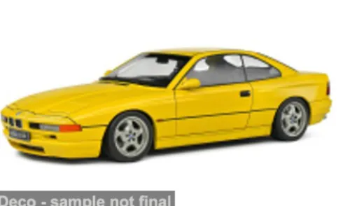 BMW 850 CSI (E31), gelb, 1990, 1:43, Solido