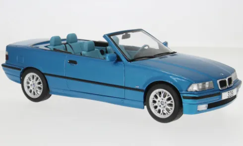 BMW 3er (E36) Cabriolet, türkis, 1996, 1:18, MCG