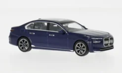 BMW i7 xDrive 60, dunkelblau, 2022, 1:64, Mini GT