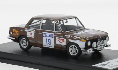 BMW 1602, 1000 Lakes Rally, 1974, #19, O.Villkas/P.Riikonen, 1:43, Trofeu