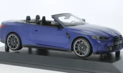 BMW M4 Cabriolet, blau, 2020, 1:18, Minichamps