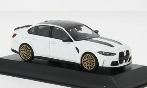 BMW M3 CS, weiss/schwarz, 2023, 1:43, Minichamps