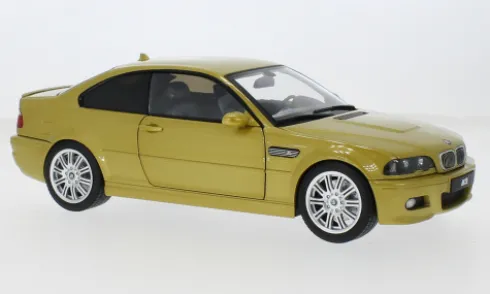 BMW M3 (E46), dunkelgelb, 2000, 1:18, Norev