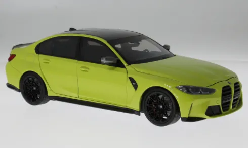 BMW M3 (G80), gelb, 2020, 1:18, Minichamps