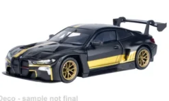 BMW M4 GT3, schwarz/gold, 1:24, Motormax