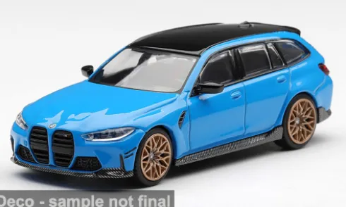 BMW M3 M Performance Touring, blau/schwarz, 2025, 1:64, Mini GT