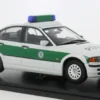 BMW 3-Series E46, weiss/grün, 1999, Polizei (D), 1:18, KK Scale