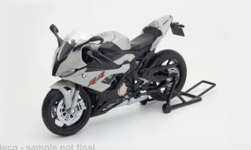 BMW S1000 RR, grau, 1:12, Welly