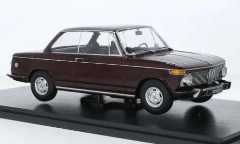 BMW 2002 ti, dunkelrot, 1971, 1:18, KK Scale