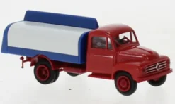 Borgward B 1500 Getränkeaufbau, rot/blau, 1954, 1:87, Brekina