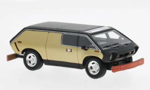 Brubaker Box, gold/schwarz, 1972, 1:43, AutoCult