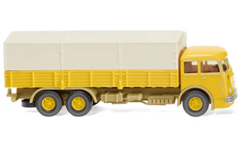 Büssing 12.000, gelb, 1951, 1:87, Wiking
