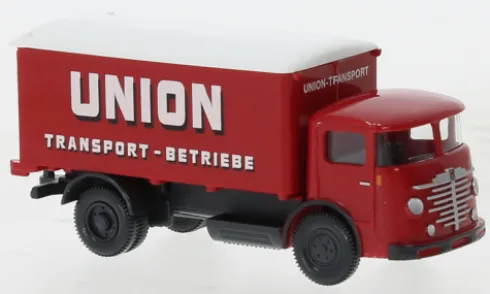 Büssing 4500, rot, 1953, Union Transport, 1:87, Wiking
