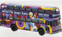 Büssing D2U Doppeldecker, 1960, BVG - Möbel Hübner, 1:87, Brekina