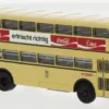 Büssing D2U Doppeldecker, 1960, BVG - braune Brause, 1:87, Brekina