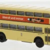 Büssing D2U Doppeldecker, 1960, BVG - Handelsgold, 1:87, Brekina