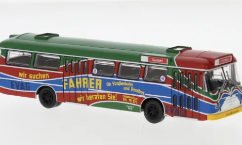 Büssing Senator 12 D, 1962, EVAG - Fahrer gesucht, 1:87, Brekina