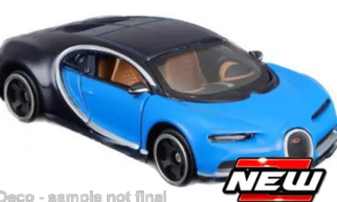 Bugatti Chiron, blau/schwarz, 1:64, Maisto