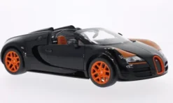 Bugatti Veyron 16.4 Grand Sport Vitesse, schwarz/orange, 1:18, Rastar