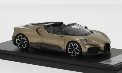 Bugatti W16 Mistral, dunkelbeige, 2022, 1:43, Look Smart