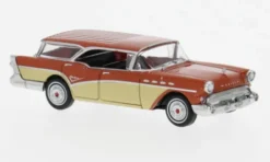 Buick Century Caballero, orange/hellbeige, 1957, 1:87, Brekina