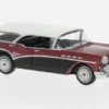 Buick Century Caballero, rot/schwarz, 1957, 1:87, Brekina