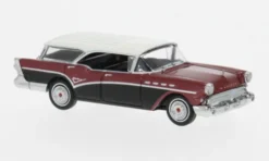 Buick Century Caballero, rot/schwarz, 1957, 1:87, Brekina