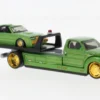 Buick Flatbed, grün/gold, 1987, 1:64, Maisto