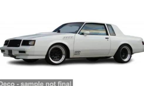 Buick Grand National, weiss, 1987, 1:18, Maisto