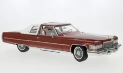 Cadillac Coupe de Ville, orange, 1976, 1:18, Stamp Models