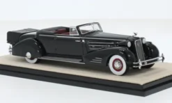 Cadillac 452D V16 Victoria Convertible Coupe, schwarz, 1934, 1:43, Stamp Models