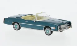 Cadillac Eldorado Convertible, türkis, 1976, 1:87, Brekina